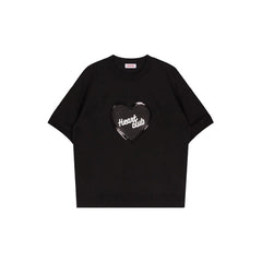 T-Shirt mit Pailletten-Herz-Club