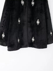 Furry Long Sleeves Loose Cardigan