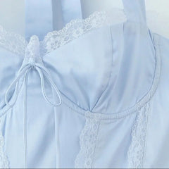 Corset Tie Bow Halter Dress