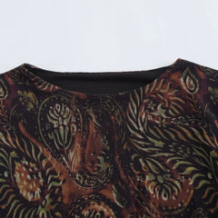 Pleated Long Sleeves Tulle Mini Dress