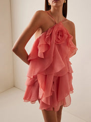 Locker geschnittenes Minikleid mit Applikationen