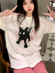 Camiseta del gato tembloroso