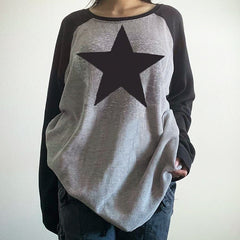 Sudadera con estampado de estrella de Skater Girl