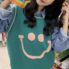 Smiley Face Indie Weste