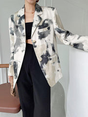 Blazer in Rauchoptik