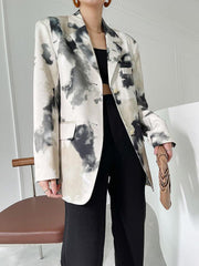 Blazer in Rauchoptik