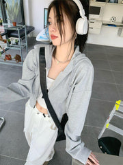 Weicher, kurzer Hoodie für Mädchen