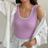 Weiches Strick-Tanktop für Mädchen