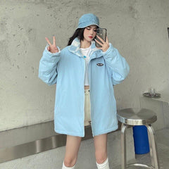 Soft Girl Wendejacke mit Karomuster