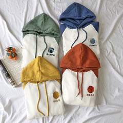 Kapuzenpullover mit Weltraum-Patch