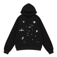 Sudadera con capucha de investigación espacial