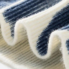 Soft-Touch-Strickpullover mit Sprühfarbe