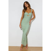 Sling Fishtail Dress Holiday Zipper Slim Fit Dress