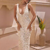 Strap Split Dress Casual Loose Vacation Dress