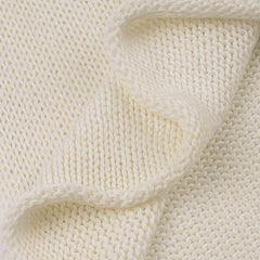 Strickoberteil mit Sternstickerei