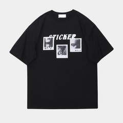 Camiseta con pegatinas