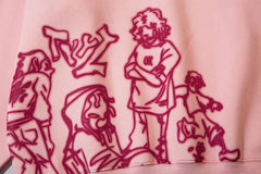 We Vaguely Feel Many Oversized Graphic Hoodie