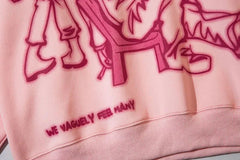 We Vaguely Feel Many Oversized Graphic Hoodie