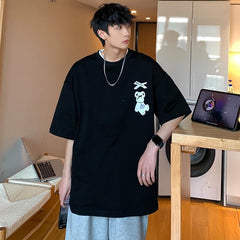 Camiseta con silueta de oso de peluche