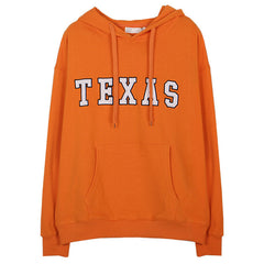 Texas Stickerei Ästhetischer Hoodie