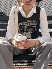 Vintage 90er Jahre Cropped Tank Top