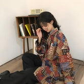 Vintage Abstraktes Design Shirt