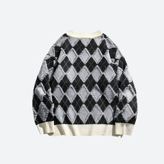 Vintage Argyle Strickpullover