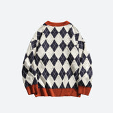 Vintage Argyle Strickpullover