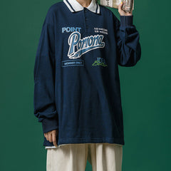 Sudadera con cuello vintage