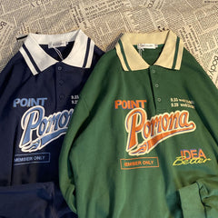 Sudadera con cuello vintage