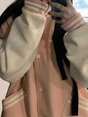 Vintage Patchwork Collegejacke