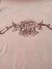 Y2K Cyberpunk Sigilism Transparentes Top