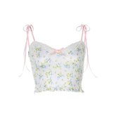 Y2K Blumen Tank Top