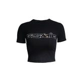 Y2K Strass Cosmic Crop Top