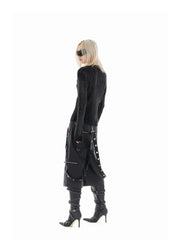 Y2K Star Tall Langarm-Cordpullover