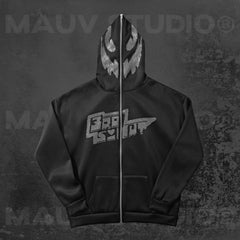 Sudadera con capucha con diamantes de imitación Y2K