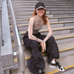 Top de malla con gráfico del zodiaco