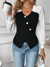 V-Neck Pullover Sweater