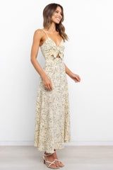 Spile Cami Maxi Cutout V Neck Vacation High Split A Line Dress