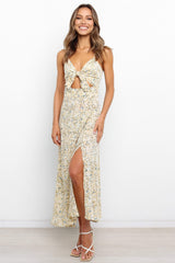 Spile Cami Maxi Cutout V Neck Vacation High Split A Line Dress