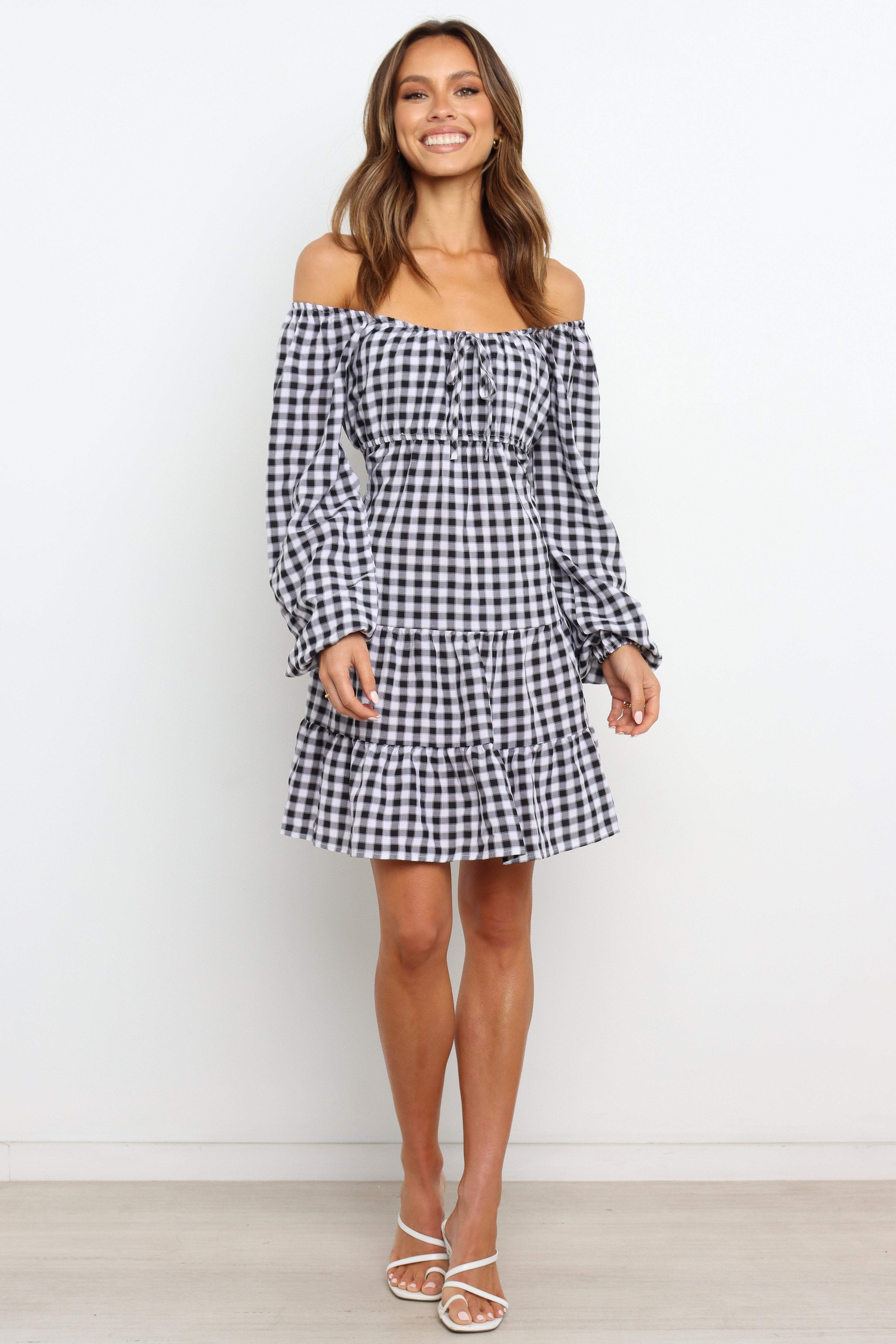 Vestido corto de corte A con lazo para el día a día de otoño