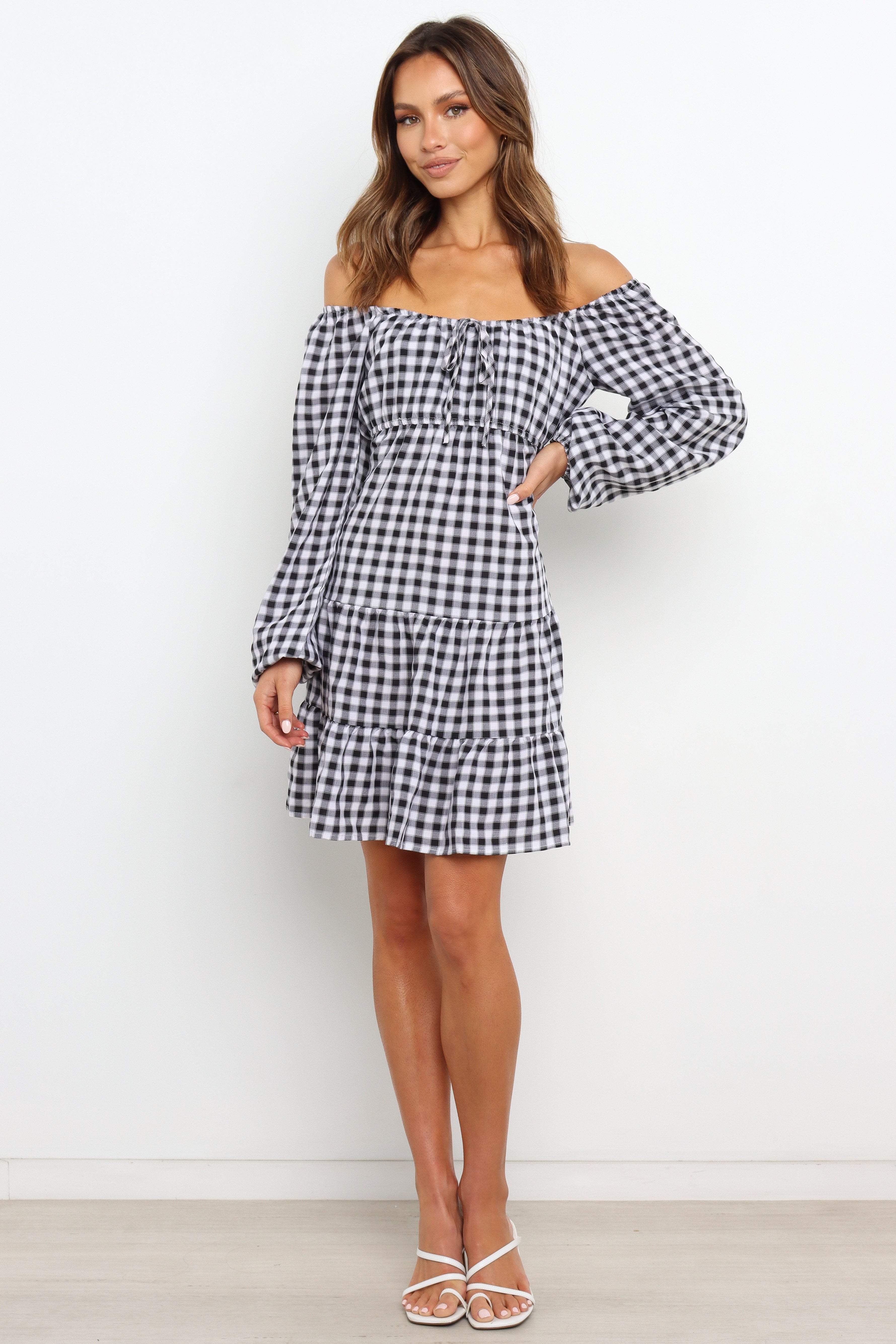 Vestido corto de corte A con lazo para el día a día de otoño