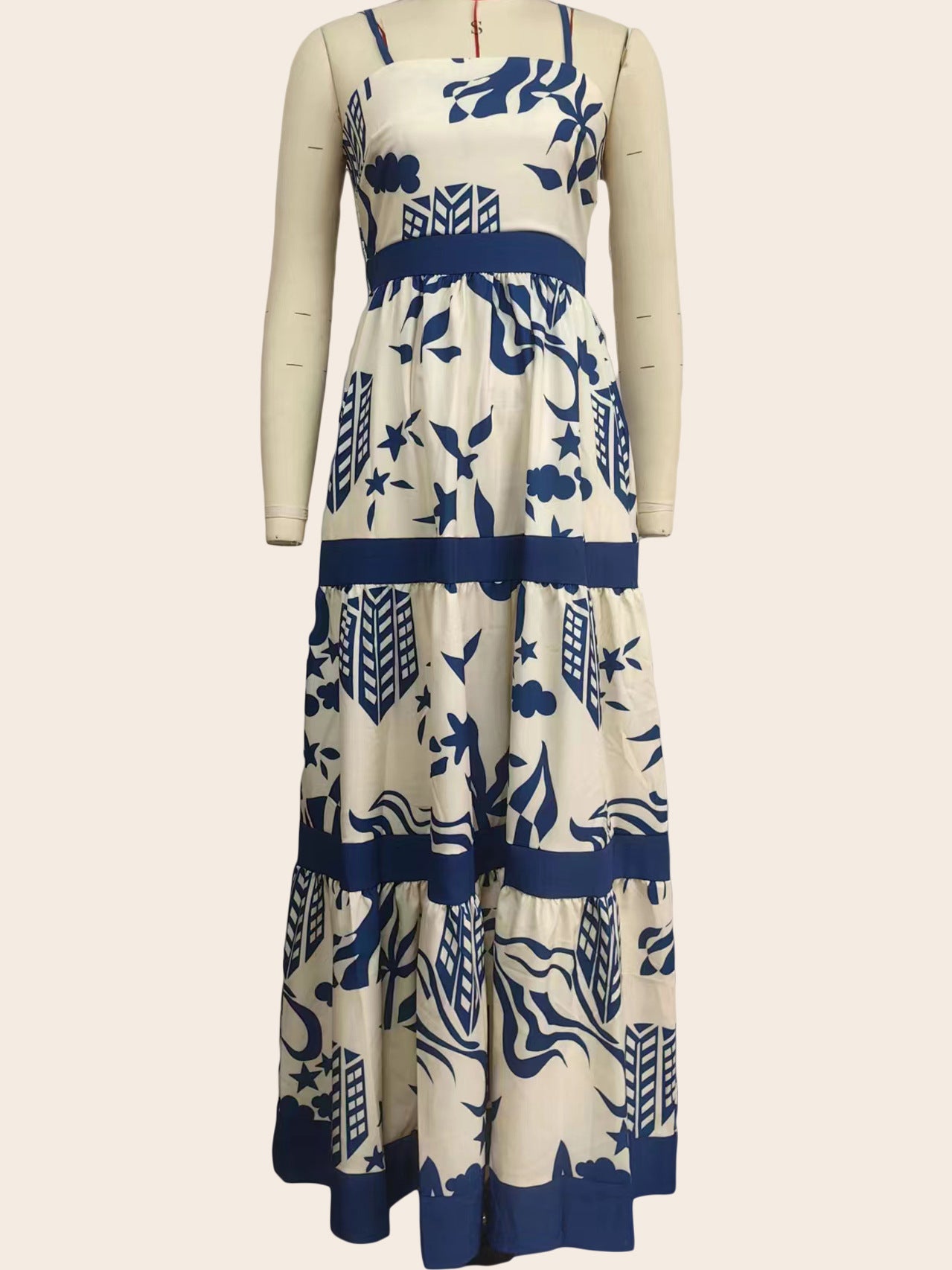 Casual off Neck Lace Splicing Sling Dress Amplified craft