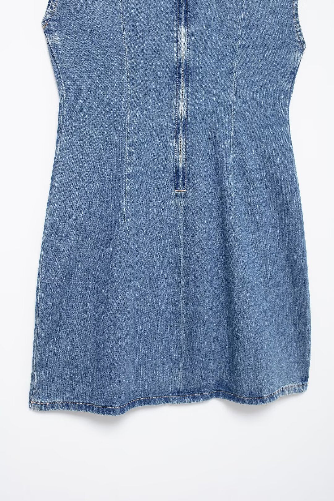 Comfortable Sleeveless Slim Casual Denim Short Dress