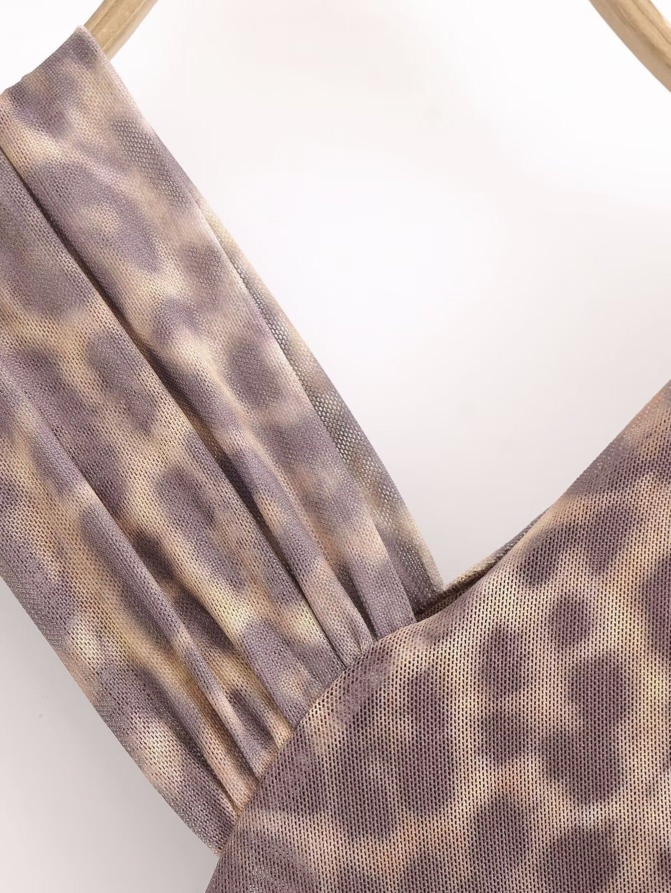 Halter Animal Printed Tulle Dress