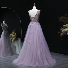 Dusty Champagne Pink Evening Dresses with Overskirt