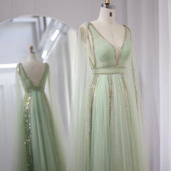 Cape Sleeves Chiffon Plus Size Party Gown