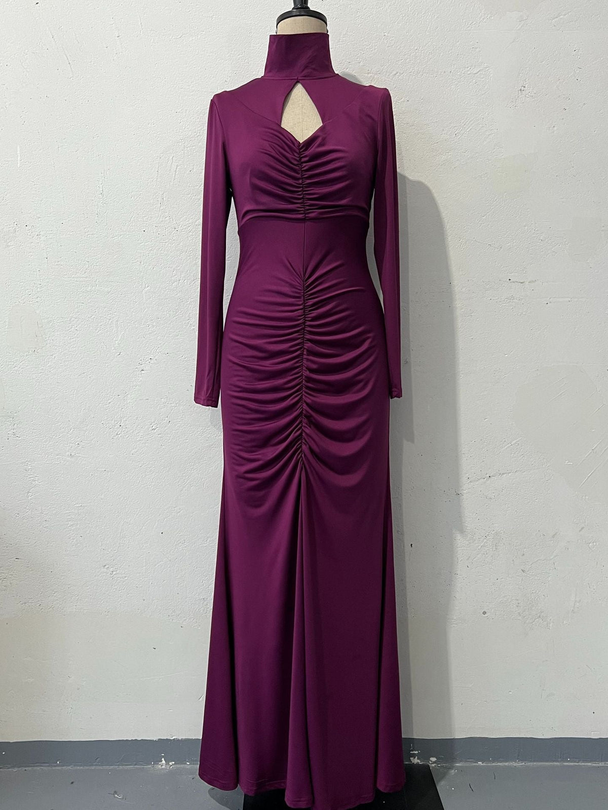 Slim Fit Exposed Back Waist Tight Hip Bag Special Dress