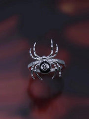 Anillo de araña vintage con número 8
