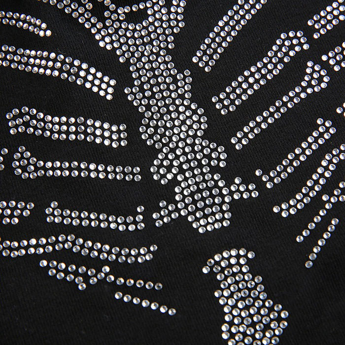 Bones – Bardot-Top mit Strass